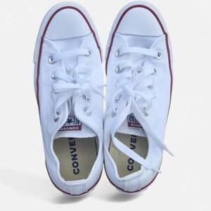 Converse White and Red Sneakers